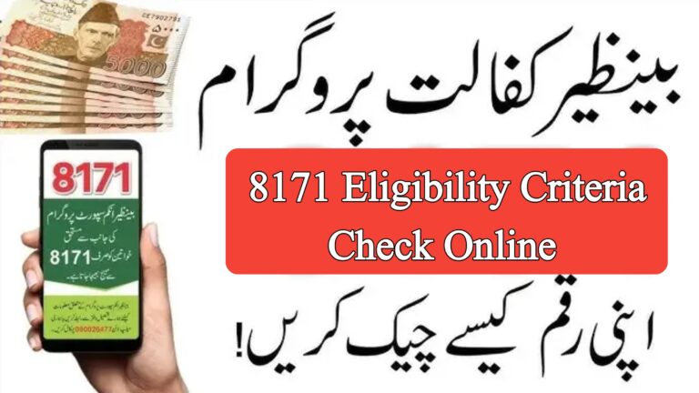 BISP 8171 Eligibility Check Online at Home – A Complete Guide