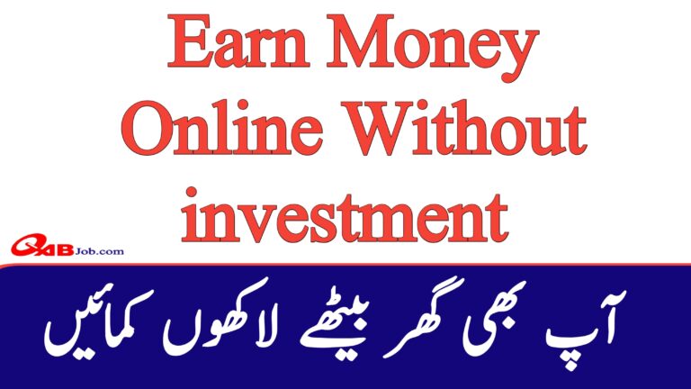 Top 10 Ways to Earn Money Online in Pakistan Without Investment (2025 Guide)