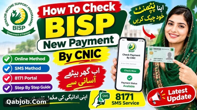 How To Check BISP New Payment By CNIC