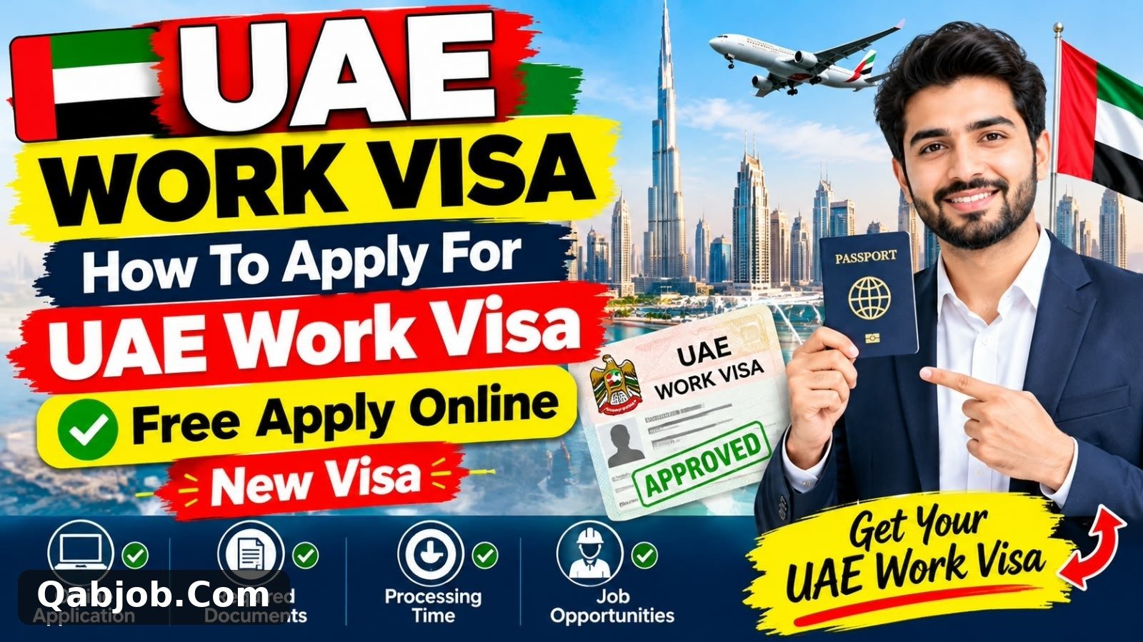 How To Apply For UAE Work Visa Free Apply Online New Visa